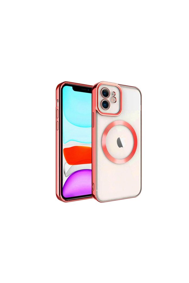 Evimdeyokyok Apple İphone 11 Kılıf Kross Magneticsafe Kapak - Kırmızı