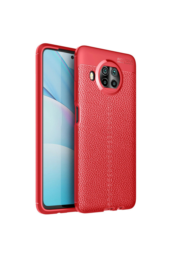 Evimdeyokyok Xiaomi Mi 10T Lite Kılıf Auto Focus Kapak - Kırmızı