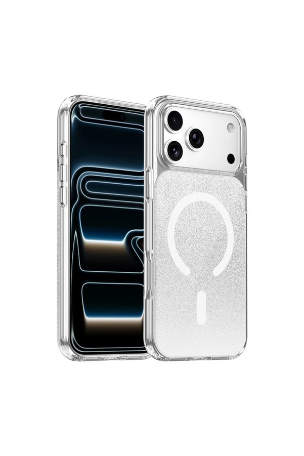 Evimdeyokyok Onegif Apple İphone 17 Pro Max Sora Simli Magsafe Kapak - Beyaz