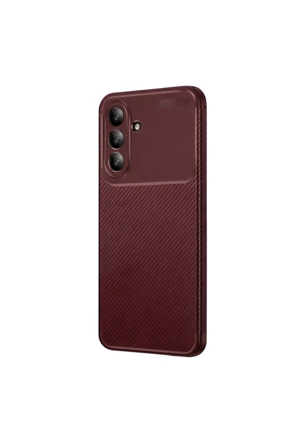 Evi̇mdeyokyok Samsung Galaxy A27 5G Auto Focus Karbon Kapak - Bordo