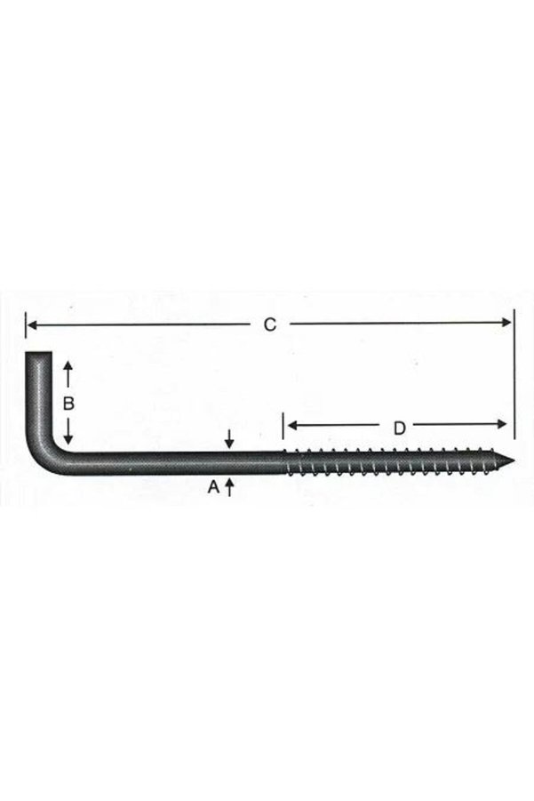 Ethab Ticaret Glb-Stl41414 Vidalı Korniş Çivi No5 - 4X50 - 100 Adet