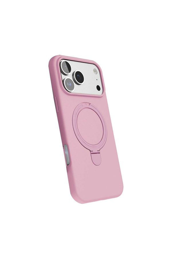 Ethab Ticaret Glb-Stl41414 İphone 17 Pro Regal Magsafe Standlı Kapak - Açık Pembe