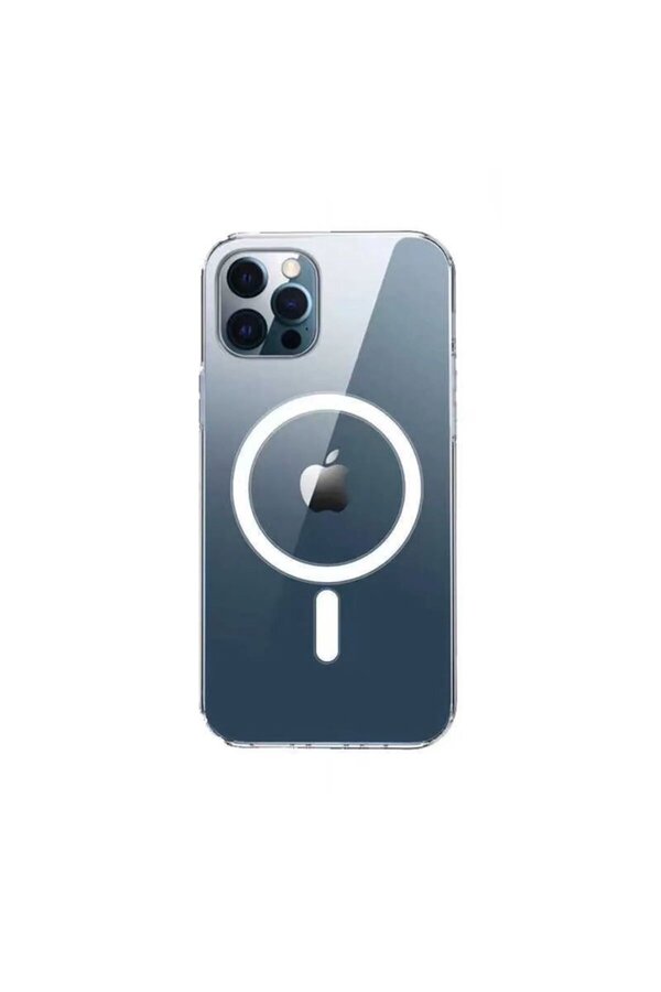 Ethab Ticaret Glb-Stl41414 Iphone 14 Pro Kılıf Kamera Lens Korumalı Magsafe Destekli Şeffaf Darbe Emici Sert Kapak