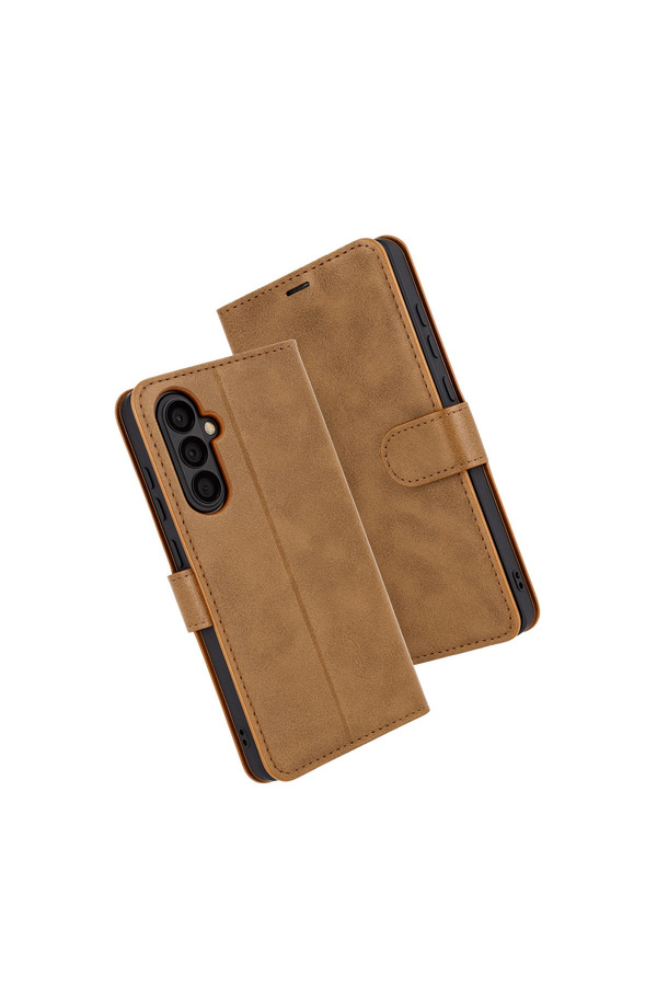 Evi̇mdeyokyok Samsung Galaxy A17 5G Trend S Plus Kapaklı Kılıf - Taba