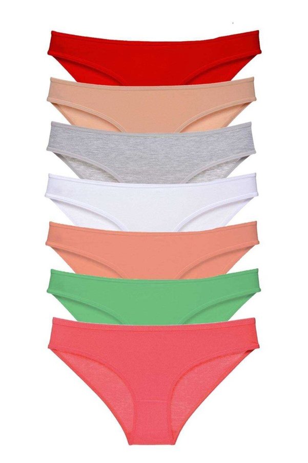 Ethab Ticaret Glb-Stl41414 7 Adet Süper Eko Set Likralı Kadın Slip Külot Set 8