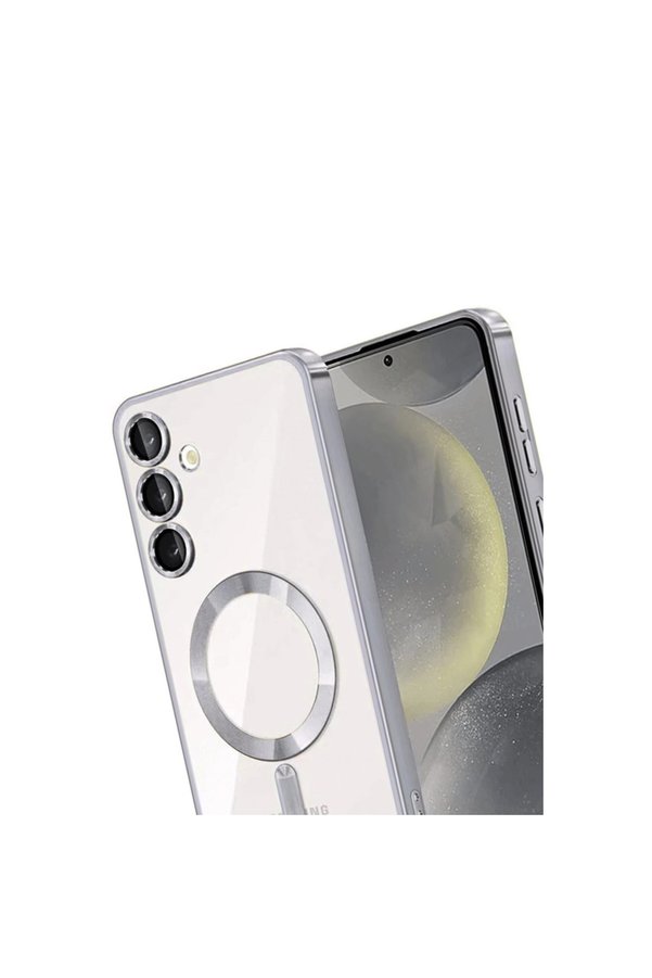 Evi̇mdeyokyok Samsung Galaxy A56 Kross Magneti̇csafe Kapak - Gümüş