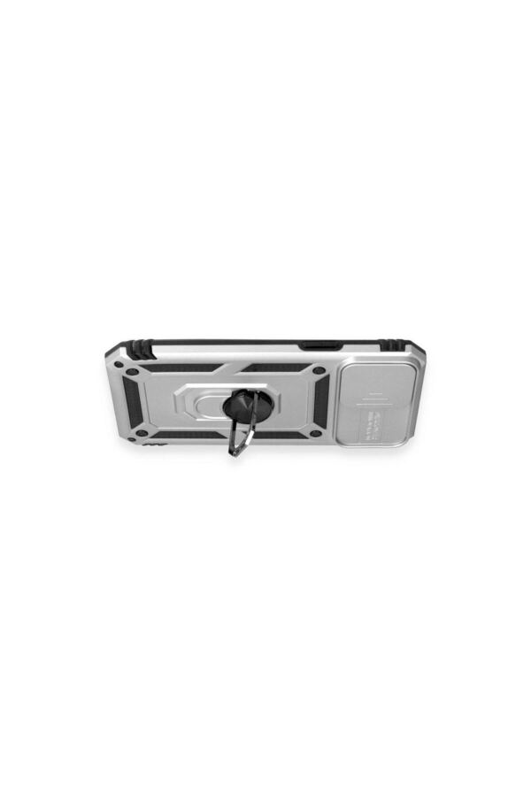 Ethab Ticaret Glb-Stl41414 İphone 12 Pro Max Kılıf Pars Lens Yüzüklü Silikon - Gümüş