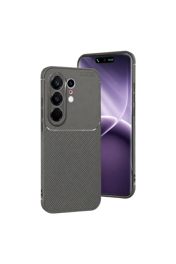 Evimdeyokyok Tecno Camon 50 Pro 5G Auto Focus Karbon Kapak - Gri