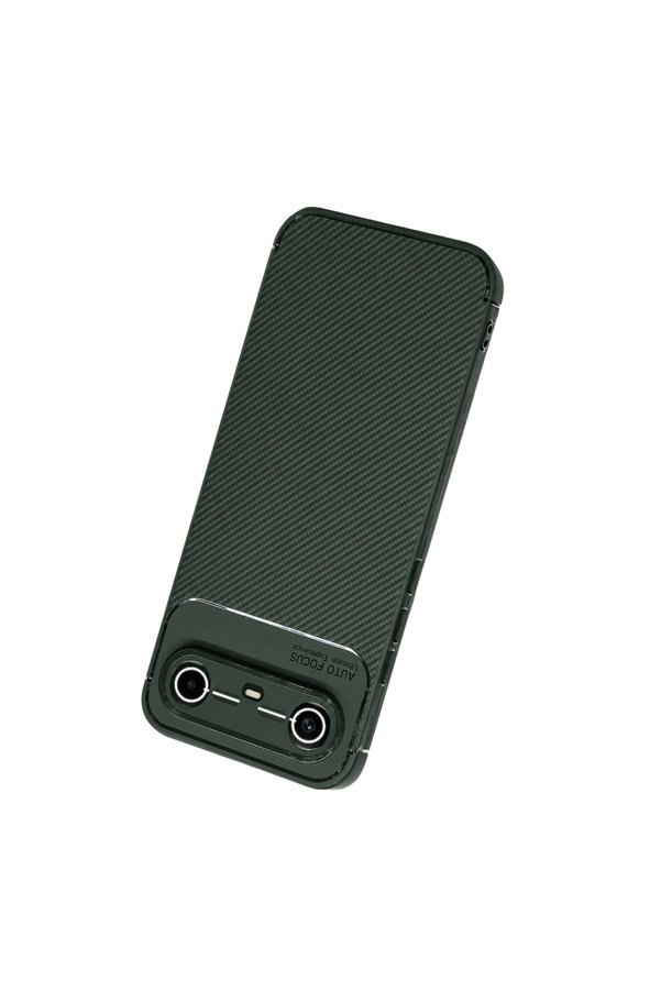 Evi̇mdeyokyok Tecno Spark Sli̇m 5G Auto Focus Karbon Kapak - Koyu Yeşi̇l