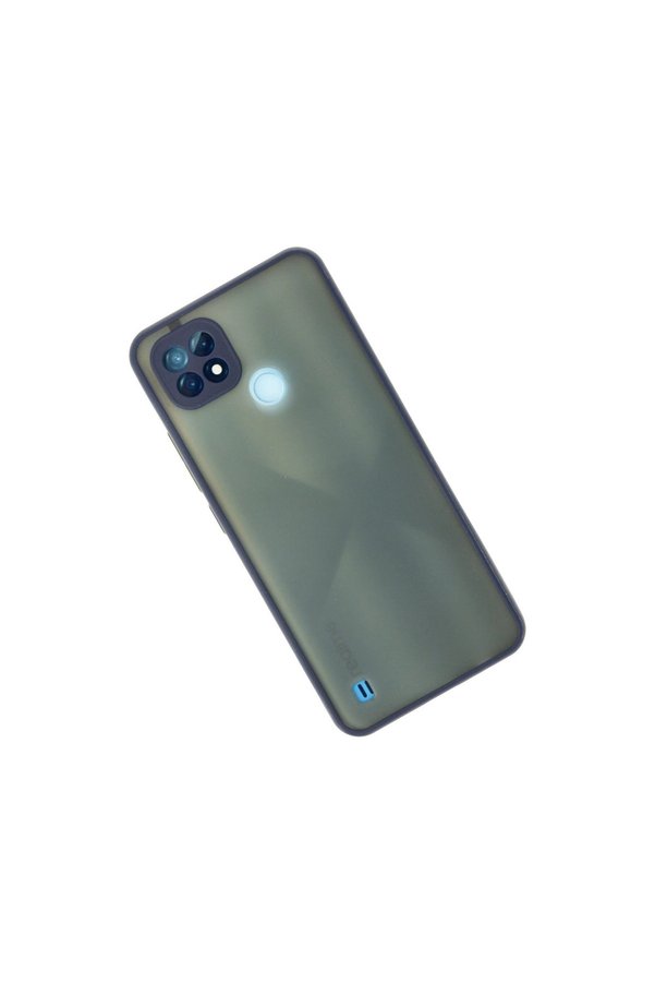 Evimdeyokyok Realme C21 Kılıf Montreal Silikon Kapak - Lacivert