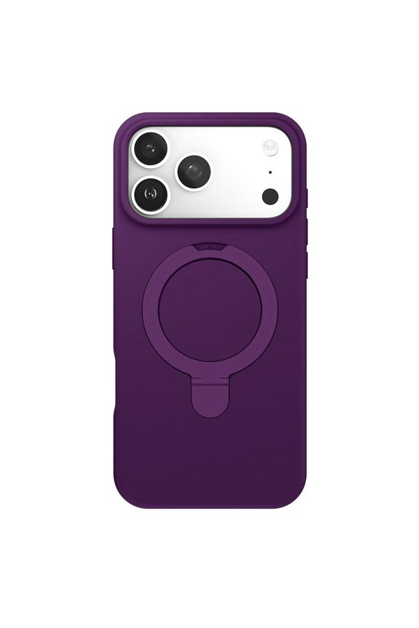 Ethab Ticaret Glb-Stl41414 İphone 17 Pro Regal Magsafe Standlı Kapak - Derin Mor