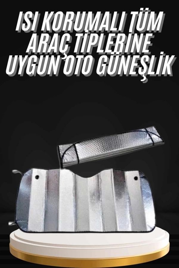 Cndr Araç Güneşlik Koruyucu Cam Güneşliği Otomobil Güneşlikleri Katlanabilir
