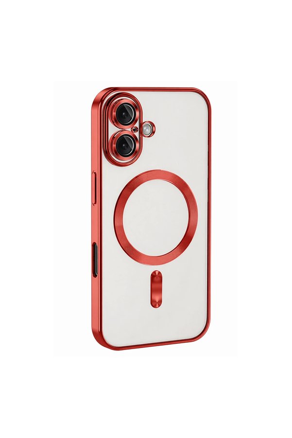 Evimdeyokyok Apple İphone 16 Kılıf Kross Magneticsafe Kapak - Kırmızı