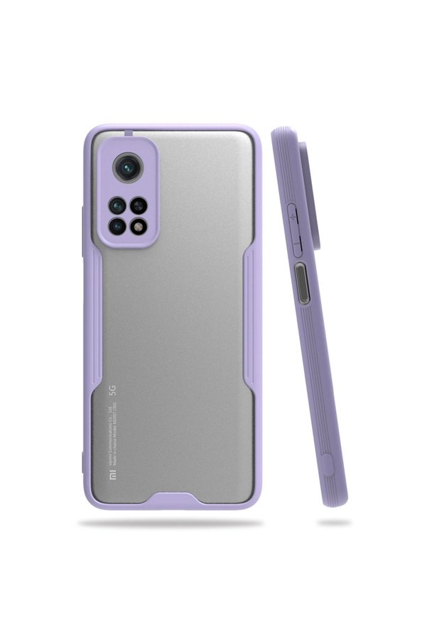 Evimdeyokyok Xiaomi Mi 10T Pro Kılıf Platin Silikon - Lila
