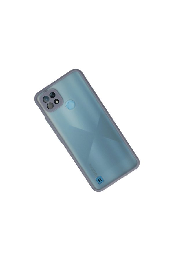 Evimdeyokyok Realme C21 Kılıf Montreal Silikon Kapak - Gri