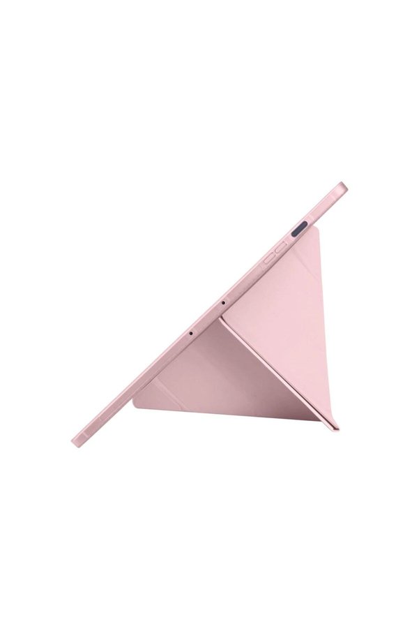 Ethab Ticaret Glb-Stl41414 Apple İpad Pro 13 (2024) Kılıf Kalemlikli Hugo Tablet Kılıfı - Rose Gold