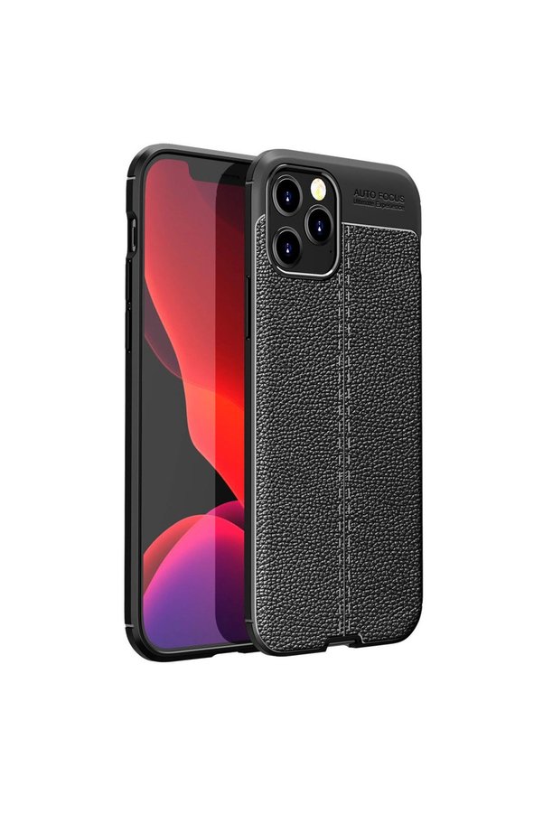 Evimdeyokyok Apple İphone 12 Pro Max Kılıf Auto Focus Kapak - Siyah