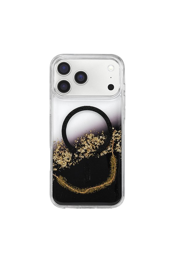 Evi̇mdeyokyok Onegi̇f Apple İphone 17 Pro Lotus Si̇mli̇ Magsafe Kapak - Si̇yah
