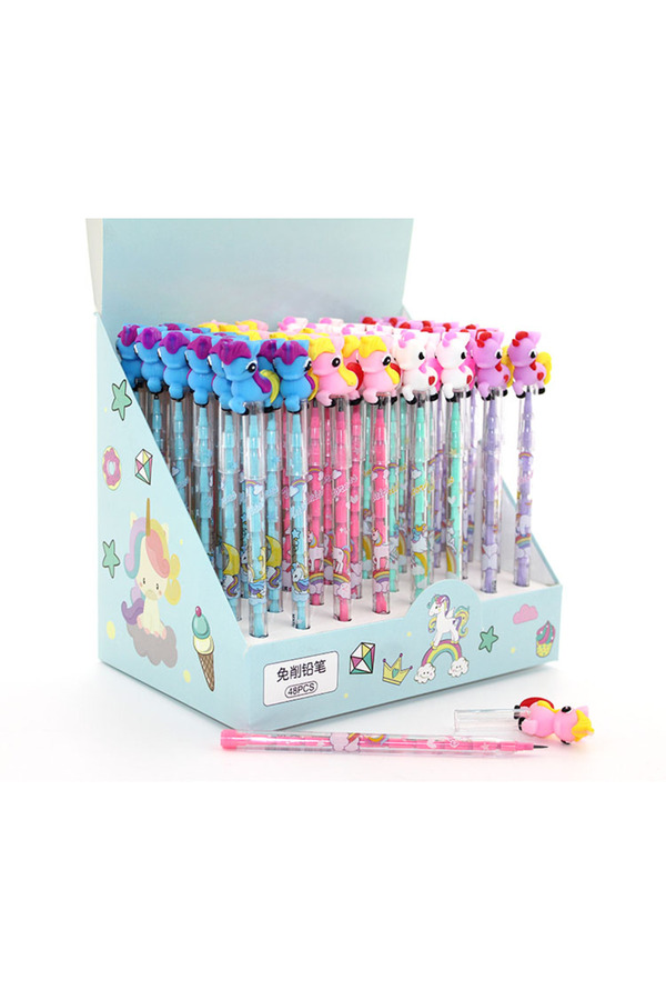 Ethab Ticaret Glbl-Tstil4136 Unicorn Yumurtlayan Kalem - Kurşun Kalem - 1 Adet