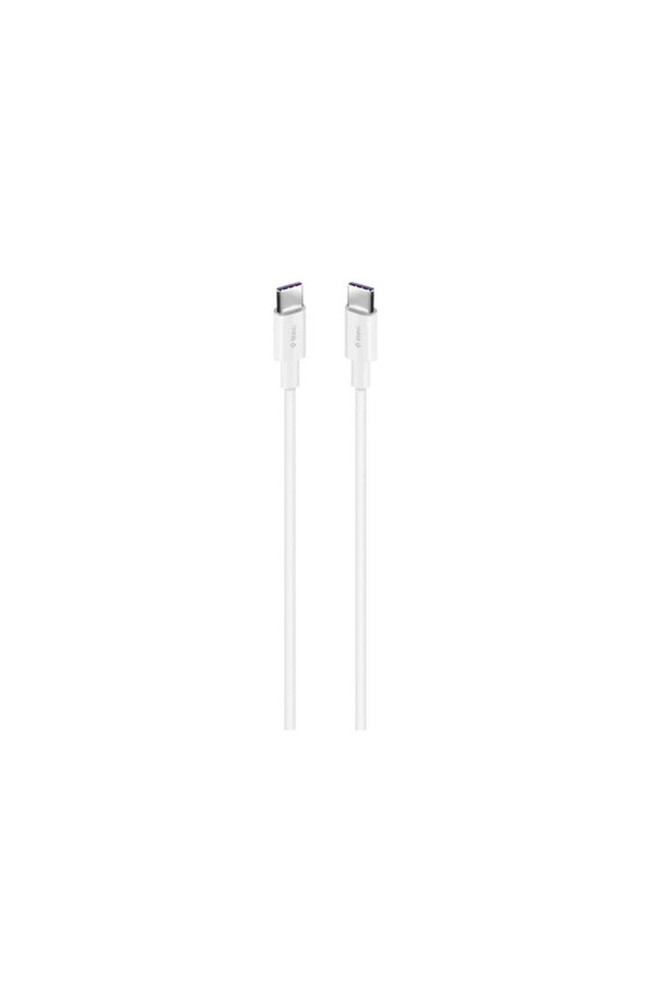 Ttec Usb-C - Usb-C 150Cm 100W Pd/Qc Hızlı Şarj/Data Kablosu Beyaz 2Dk49B