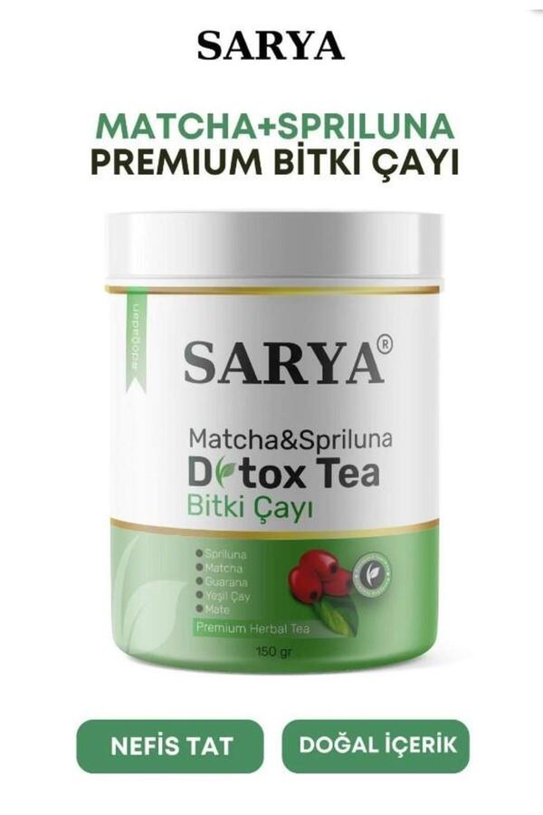 Sarya Matcha Spriluna Detox Çayı 150 Gr