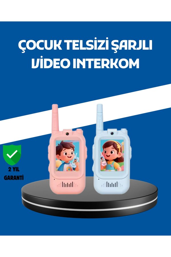 Ezere Çocuklar İçin Video Görüşmeli Walkie Talkie Uzun Mesafe İletişim