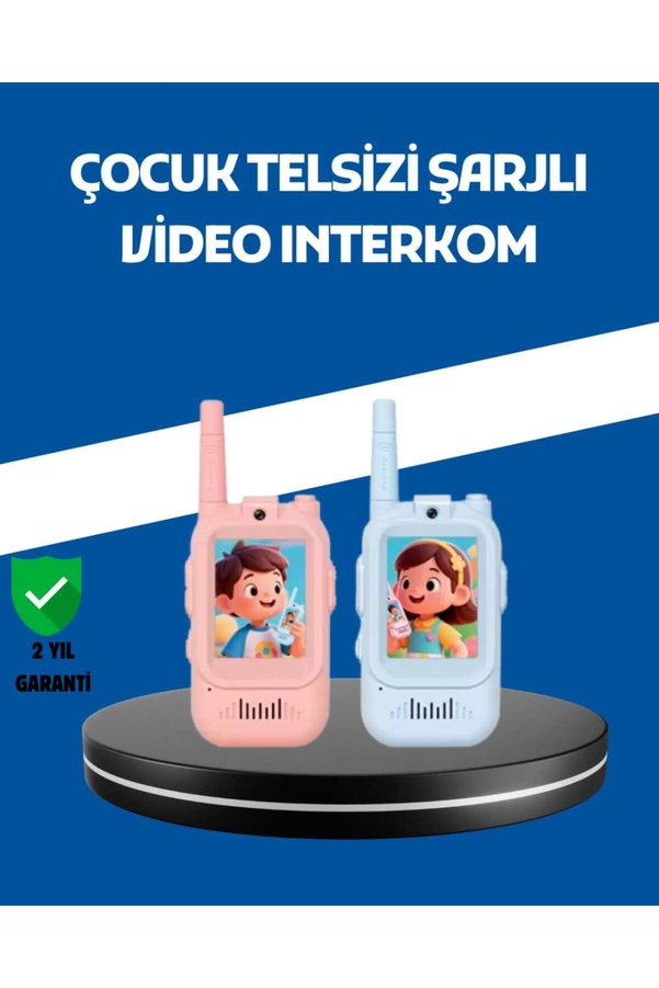 Ezere Çocuklar İçin Video Görüşmeli Walkie Talkie Uzun Mesafe İletişim
