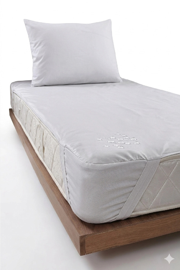 Taşçı Can Soft Köşe Lastikli Sıvı Geçirmez Tek Kişilik Alez 100X200 Cm