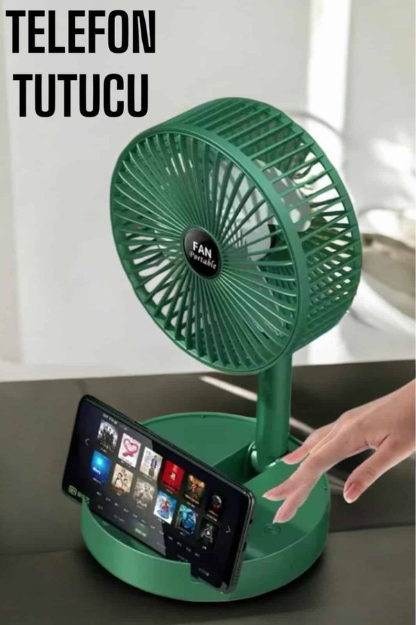 Ezere Soğutucu Vantilatör Telefon Standlı Mini Fan