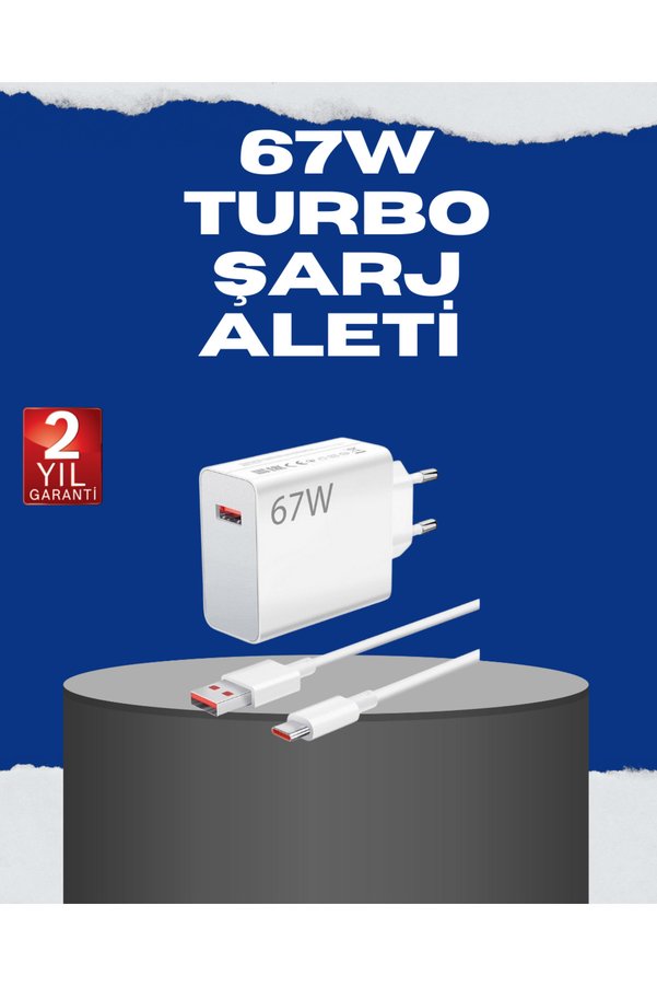 Nw Nessiworld 67 Watt Turbo Charge Başlık Vivo Y20 Y35 Y55 Uyumlu
