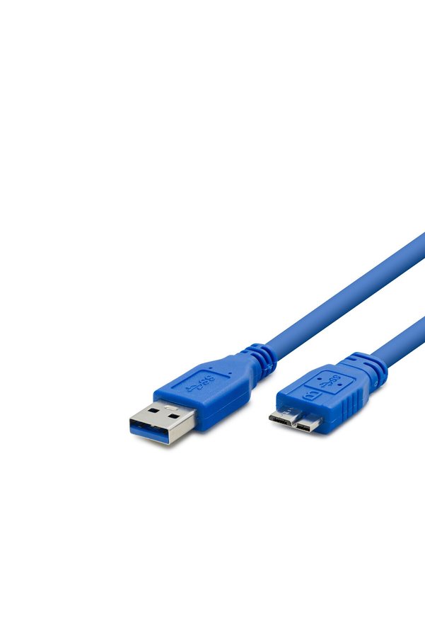Evimdeyokyok Usb 3.0 To Micro-B 3.0 Kablosu 30 Cm - Mavi Hdx7518