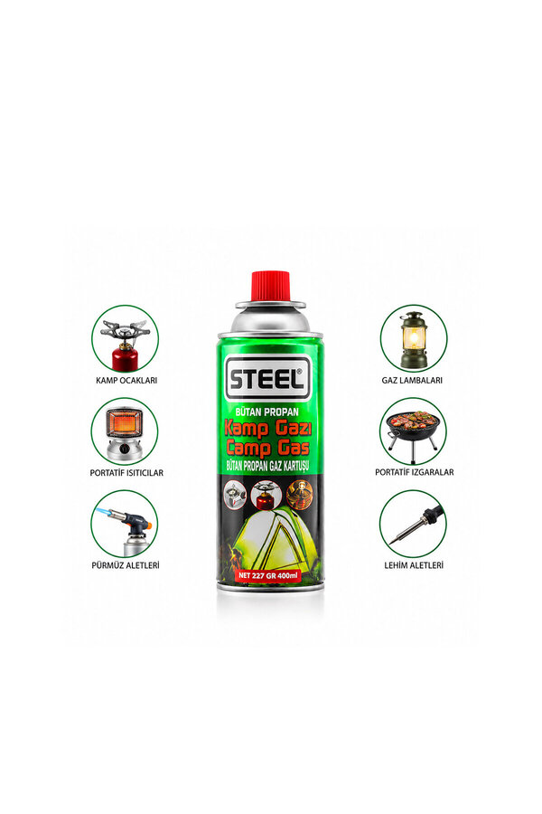 Go İthalat Piknik - Kamp Bütan Gazı 220Gr - 400Ml () Glbl-Stl57839