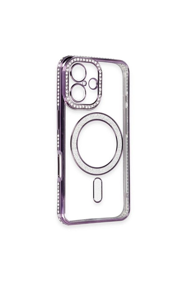 Ethab Ticaret Glb-Stl41414 Samsung Galaxy A17 5G Loji Magsafe Kapak - Çöl Titanyum