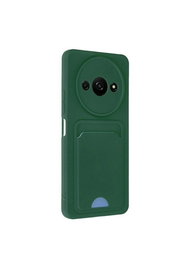 Ethab Ticaret Glb-Stl41414 Samsung Galaxy M15 Kılıf Pars Lens Yüzüklü Silikon - Yeşil
