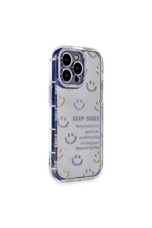Ethab Ticaret Glb-Stl41414 İphone 12 Kılıf Palm Buzlu Kamera Sürgülü Silikon - Lila