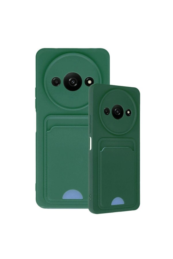 Ethab Ticaret Glb-Stl41414 Samsung Galaxy M15 Kılıf Pars Lens Yüzüklü Silikon - Yeşil