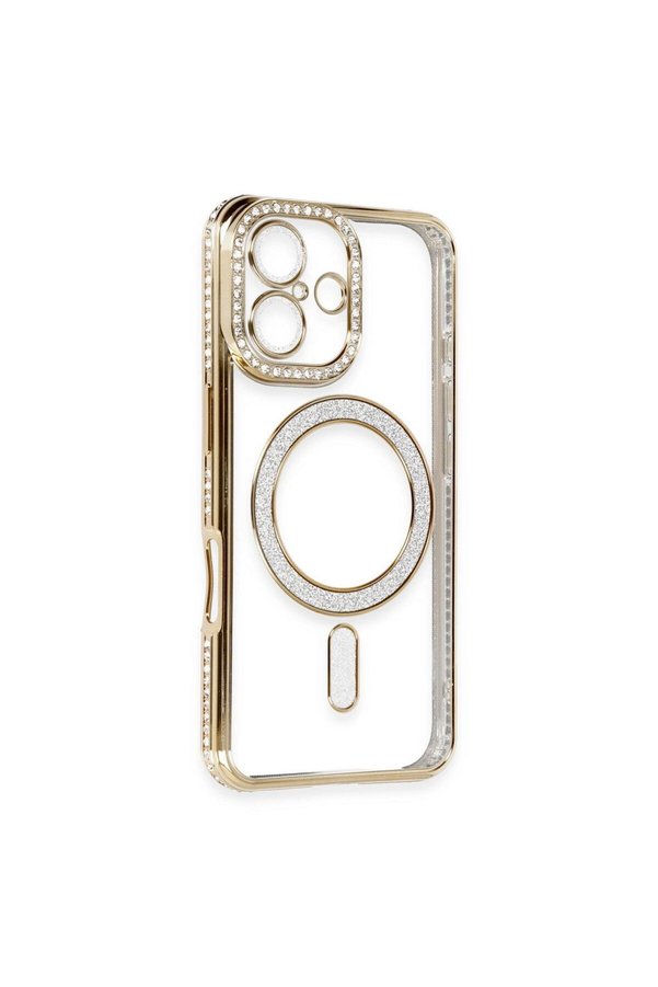 Ethab Ticaret Glb-Stl41414 Samsung Galaxy A17 5G Loji Magsafe Kapak - Turuncu