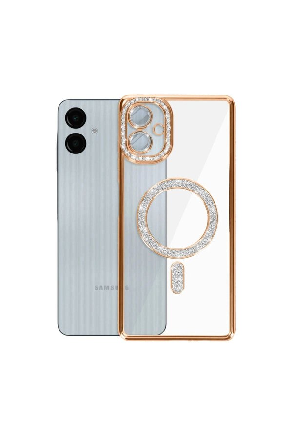 Ethab Ticaret Glb-Stl41414 Samsung Galaxy A06 Joke Simli Magneticsafe Kılıf - Gold