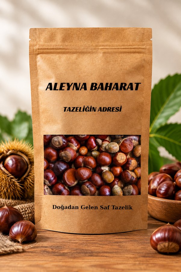 Aleyna Baharat 500 Gr Tane At Kestanesi - Katkısız & Doğal
