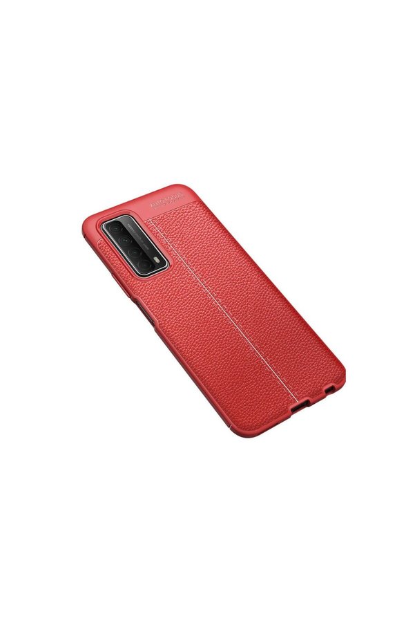 Ethab Ticaret Glb-Stl41414 Huawei P Smart 2021 Kılıf Auto Focus Kapak - Kırmızı