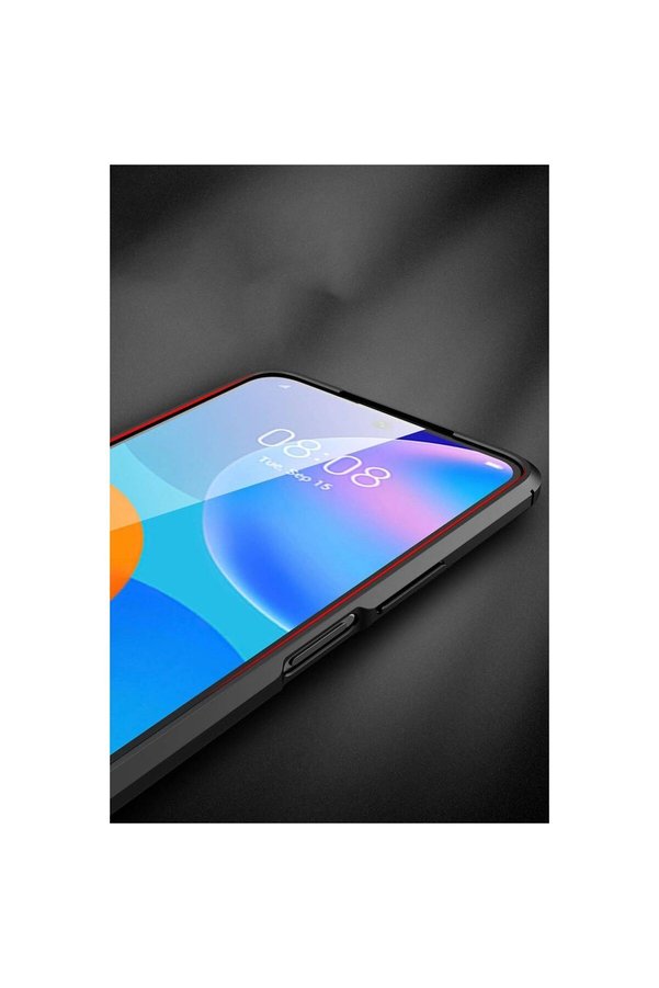 Ethab Ticaret Glb-Stl41414 Huawei P Smart 2021 Kılıf Auto Focus Kapak - Kırmızı