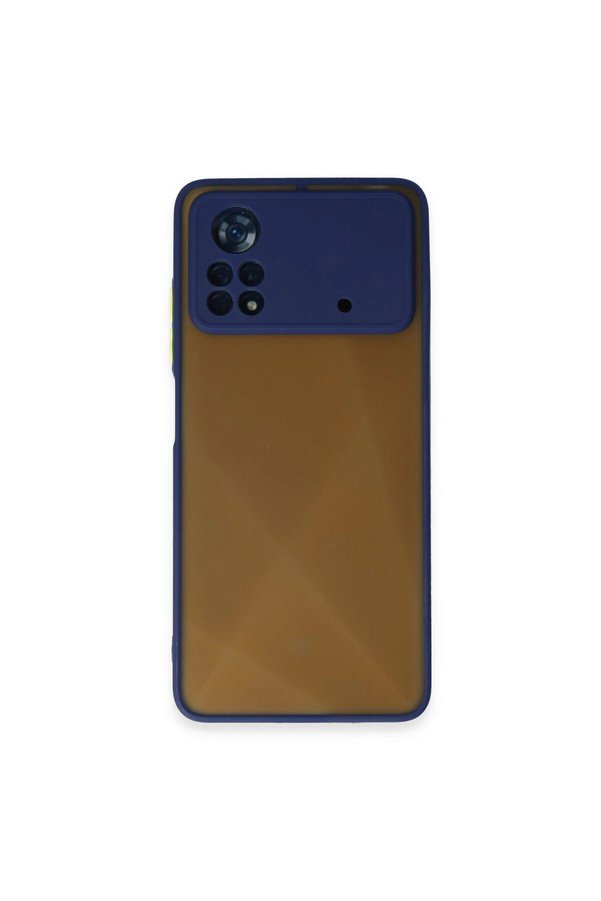 Ethab Ticaret Glb-Stl41414 Poco X4 Pro 5G Kılıf Montreal Silikon Kapak - Lacivert