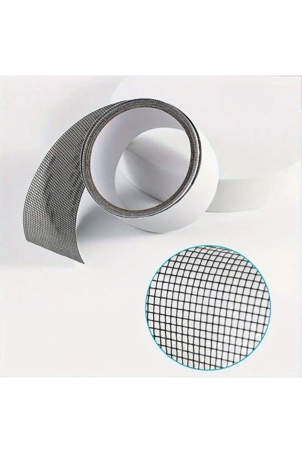 Go İthalat Güçlü Yapışkanlı Pencere Tamir Bandı, Böcek Önleyici Yama Bandı 2 Mt X 5 Cm () Glbl-Stl57839