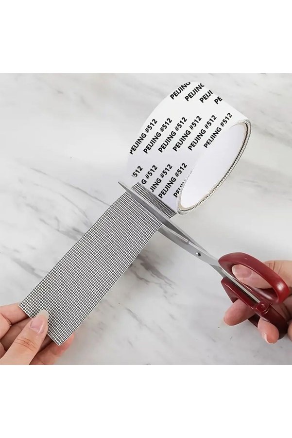 Go İthalat Güçlü Yapışkanlı Pencere Tamir Bandı, Böcek Önleyici Yama Bandı 2 Mt X 5 Cm () Glbl-Stl57839