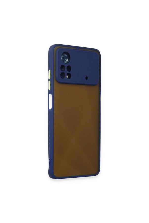 Ethab Ticaret Glb-Stl41414 Poco X4 Pro 5G Kılıf Montreal Silikon Kapak - Lacivert