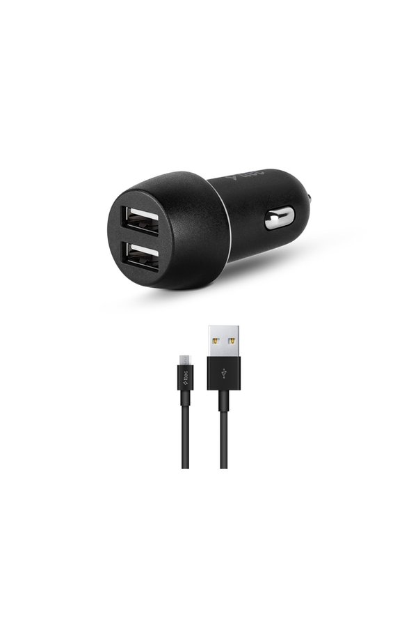 Ttec 2 Yıl Garantili Smartcharger Duo 3.1A Araç Şarj Aleti Çift Usb + Micro Usb Kablo