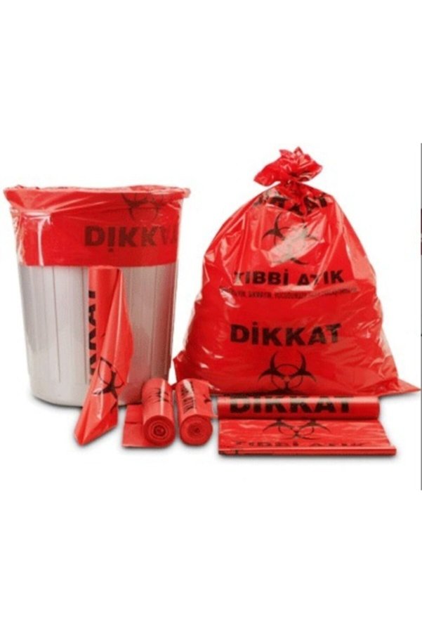 Telkar Tıbbi Atık Poşet Micron 1 Rulo 10 Adet İ 72 X 95 / 100