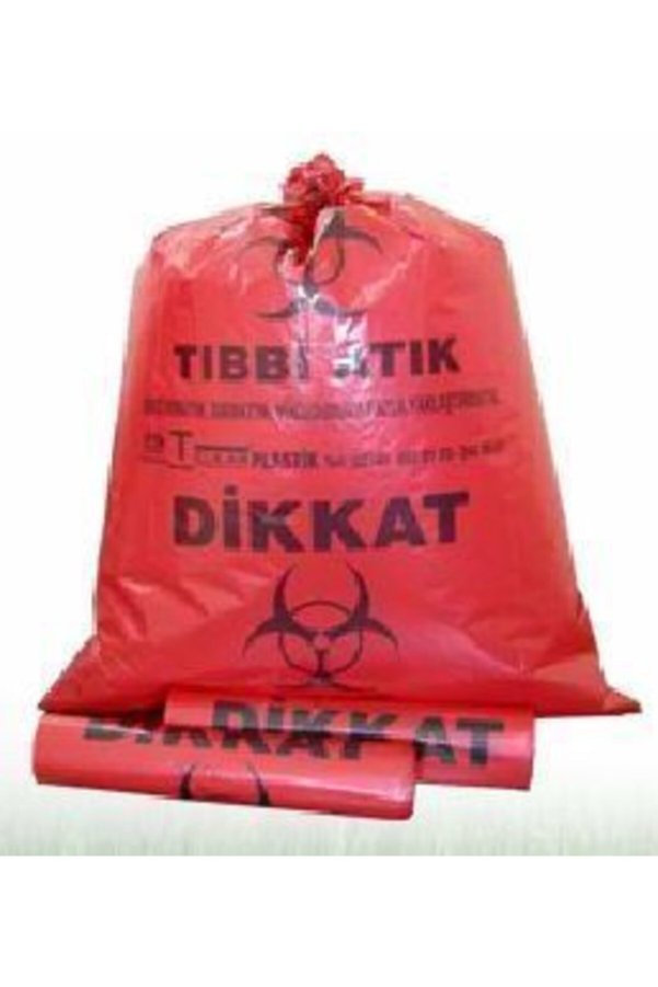 Telkar Tıbbi Atık Poşet Micron 1 Rulo 10 Adet İ 72 X 95 / 100