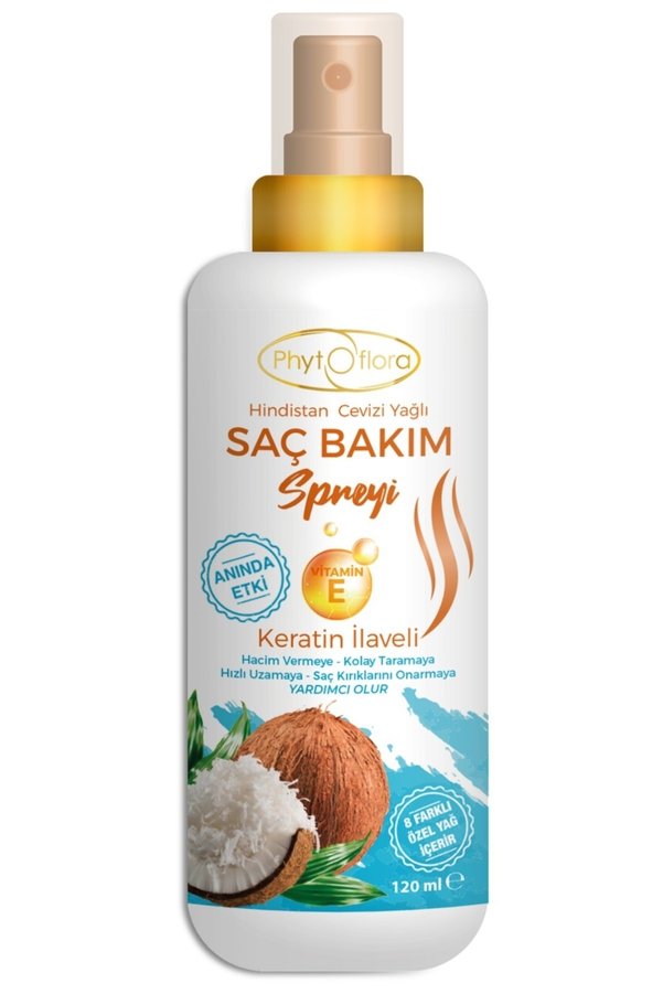Phyto Flora 2 Li Set Eşek Sütlü Doğal Şampuan Ve Hindistan Cevizi Yağlı Saç Spreyi
