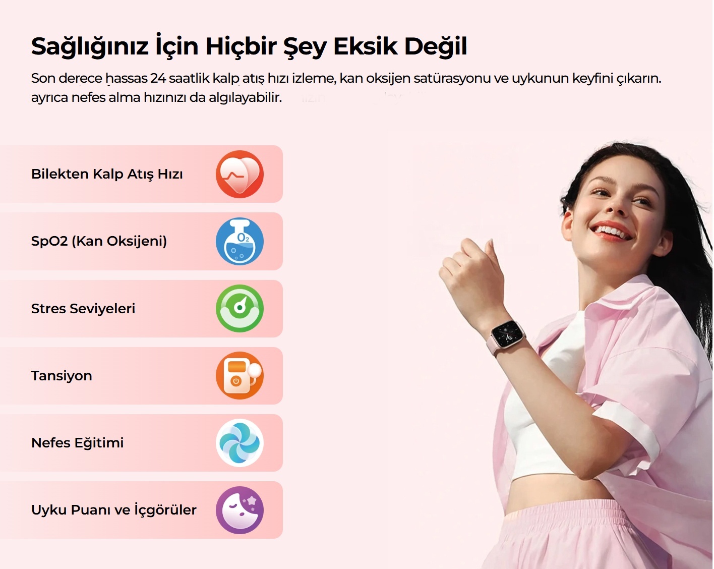 Zeblaze Gts 3 Akıllı Saat (Zeblaze Türkiye Garantili) Siyah